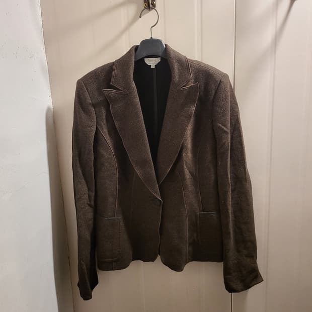 MaxMara 막스마라 브라운 블레이저자켓