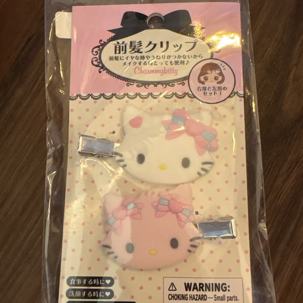 헬로키티 챠미키티  플로키 헤어클립