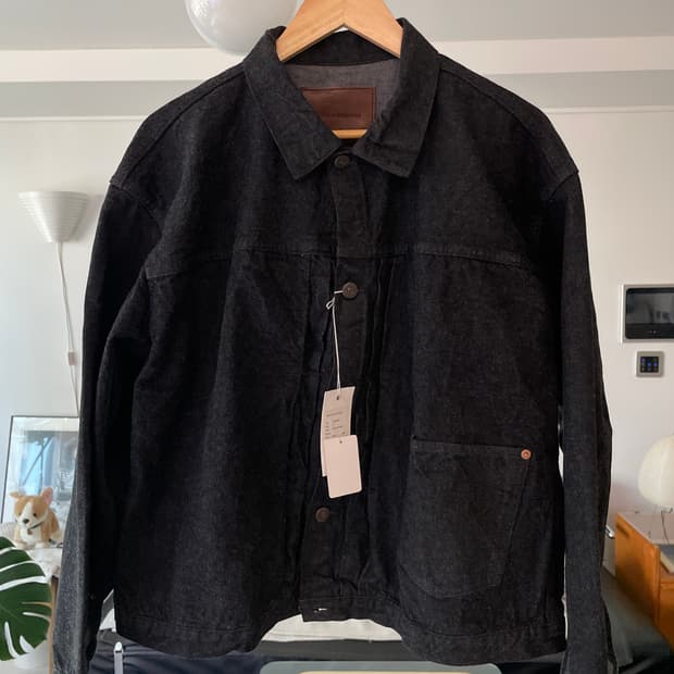 캡틴선샤인 데님 트러커1P 자켓 블랙원워시 4