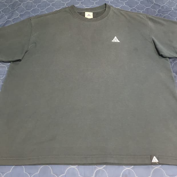 나이키 ACG LBG 자수로고 반팔티 블랙 (XXL)