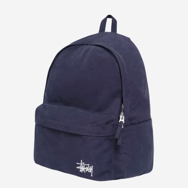 새제품) 스투시 캔버스 백팩 네이비 가방 책가방