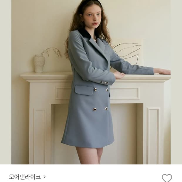 모어댄라이크 자켓 원피스