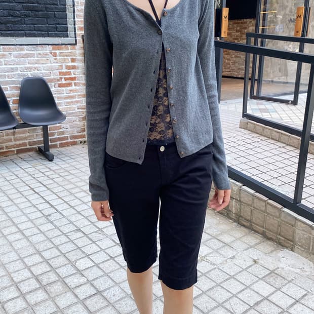 브랜디멜빌 펀칭 가디건