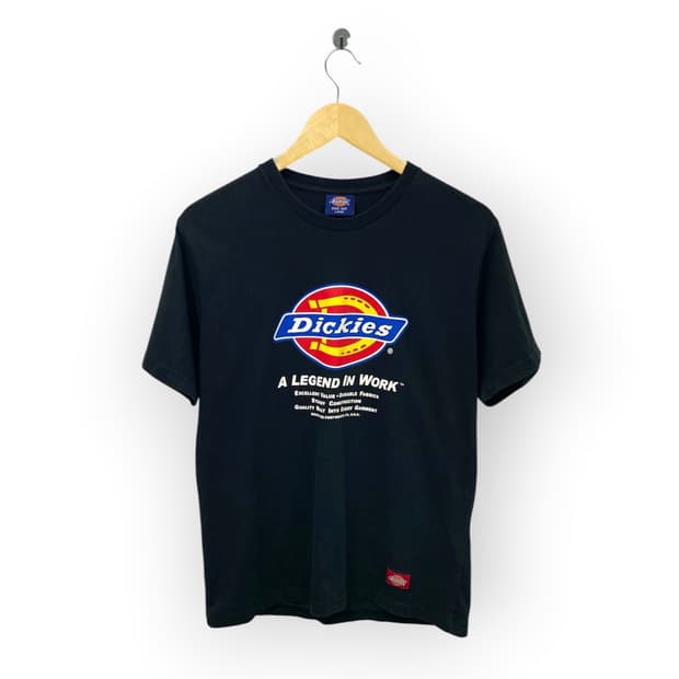  디키즈 시그니처 로고 라운드 반팔티 L 