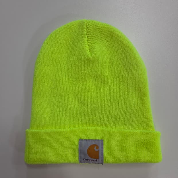 칼하트(Carhartt) A18 아크릴 비니 네온 옐로우