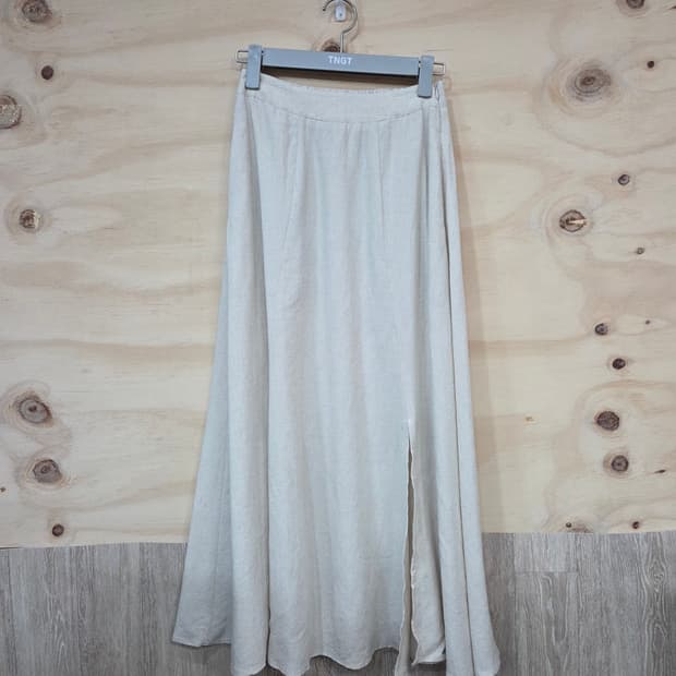 376) 여성 밴딩 롱 스커트