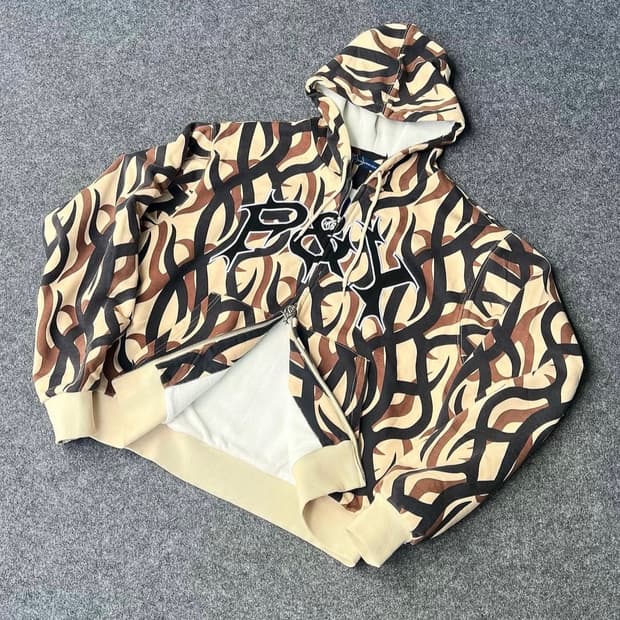 펑크앤요 L 후드집업