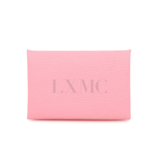 에르메스 칼비 카드지갑 명함지갑 로즈꽁빼띠 카드홀더