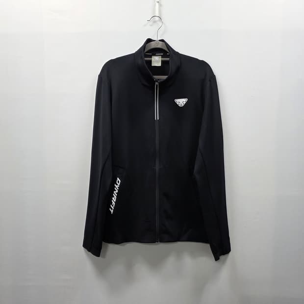 0812 다이나핏 남성 트레이닝 집업 자켓 블랙 L(100) 스판 기능성