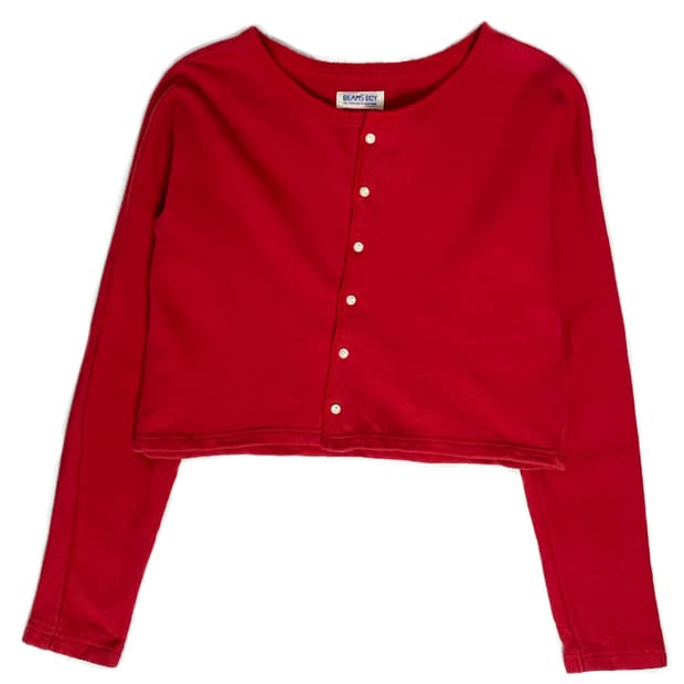 Beams Boy 레드 가디건