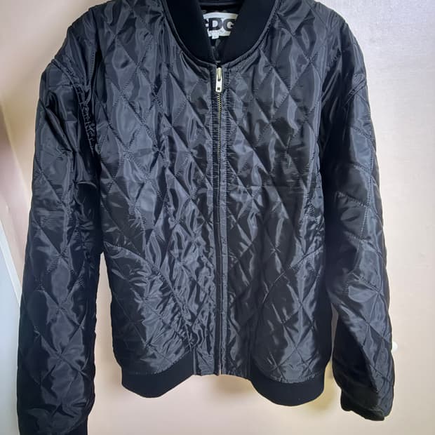 CDG 퀼티드 블루종 L