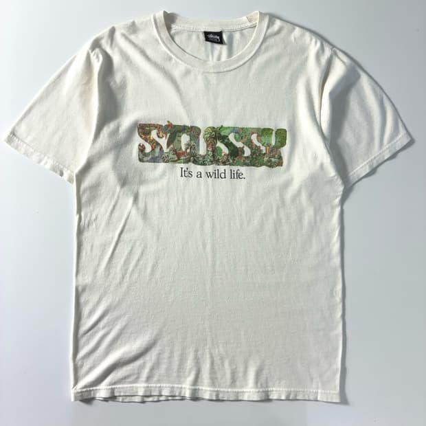 Stussy  스투시 잇츠 어 와일드 라이프 반팔티셔츠 