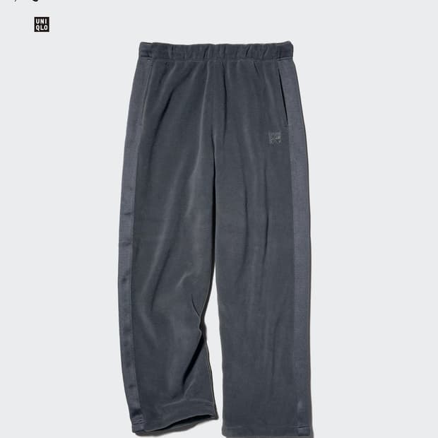[판매](L)유니클로 x 니들스 플리스 와이드 팬츠  - 그레이