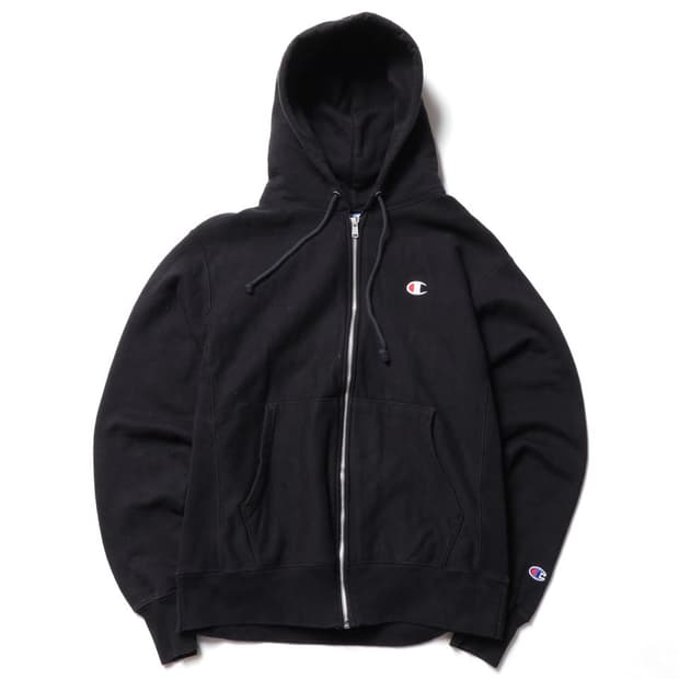 챔피온 Champion Logo Zip Up Hood 
