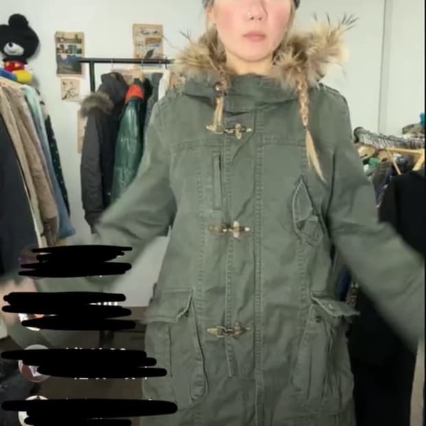 차일드 매거진 버클 훅 야상 