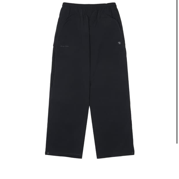 산산기어 사이드 플랩 트랙팬츠 블랙 1사이즈