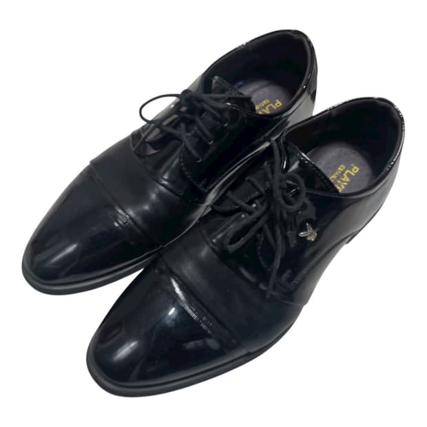 43) 플레이보이 로고 더비 슈즈