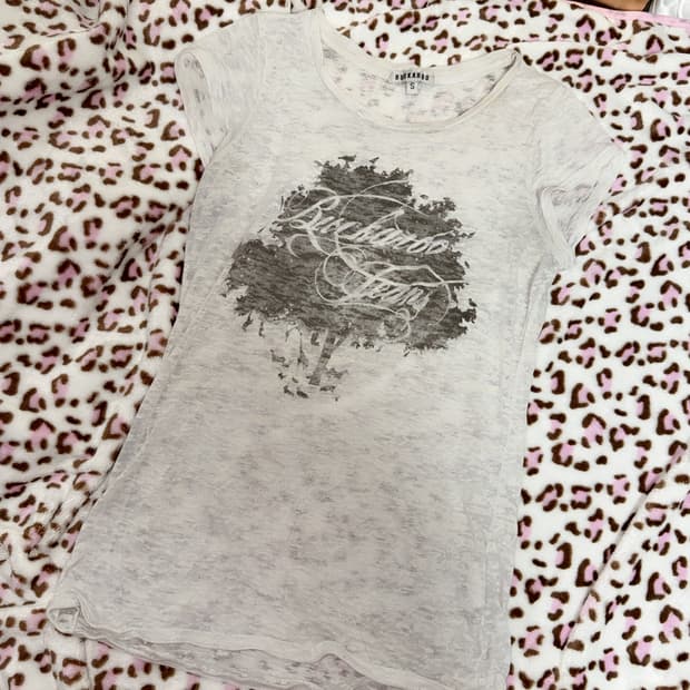 Buckaroo 버커루 시스루 반팔티 고딕 펑크 갸루 오네갸루 대장템