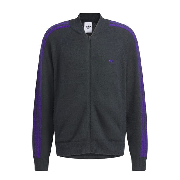 [새상품] L) 아디다스 니트 슈퍼스타 트랙탑 다크그레이