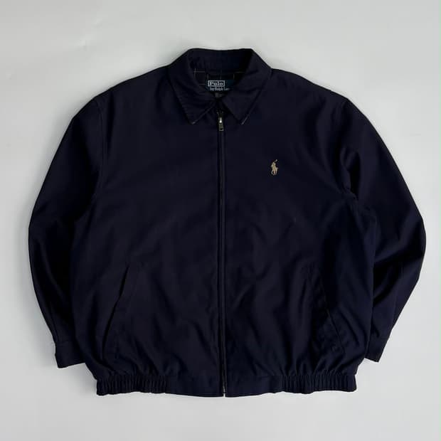 [S] 폴로 랄프로렌 네이비 폴리쉘 바이스윙 자켓