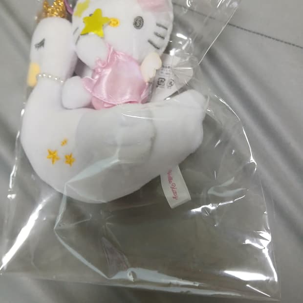 백조 키티 키링 팝니다