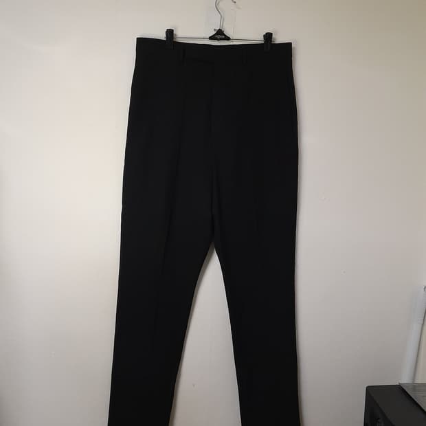 릭오웬스 블랙 DIRT 클래식 울슬랙스 46/30"~31"