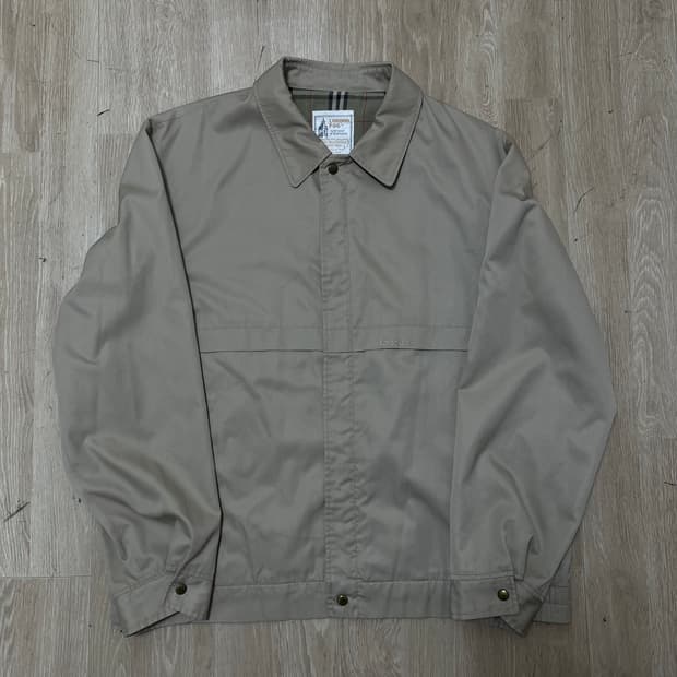 런던 포그 London Fog 남성 체크안감 로고 빈티지자켓 XL(105