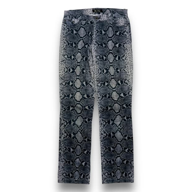 Ba-tsu 90s Python Chic Vintage Pants