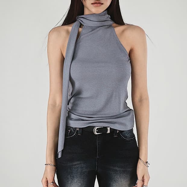 시크윈 타이 언발 홀터나시