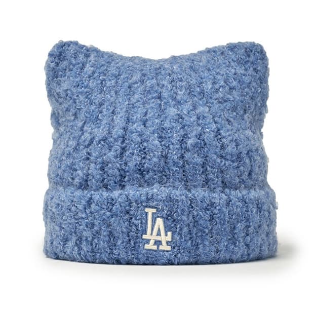 mlb 플러시 미야옹 비니 스카이 블루