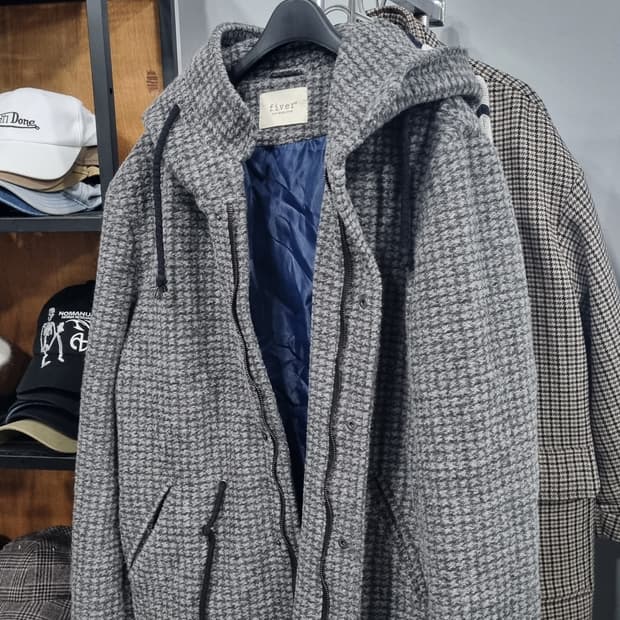 코오롱) Series(fiver) 이태리산 후드 자켓코트 국내95~100