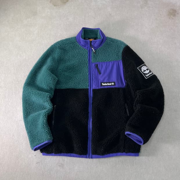 95 팀버랜드 양털 플리스 집업