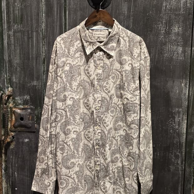 Caribbean Paisley Print Cotton Shirt