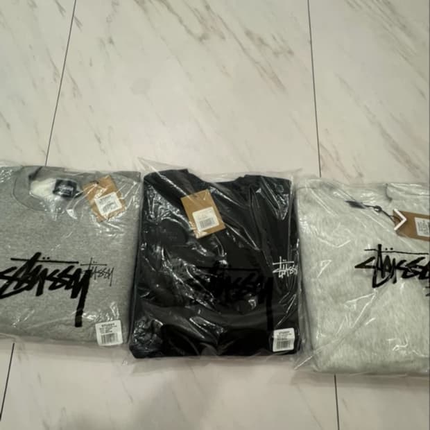 🔥[정품/무료배송]🔥STUSSY 스투시 월드투어 크루넥 맨투맨 3컬러