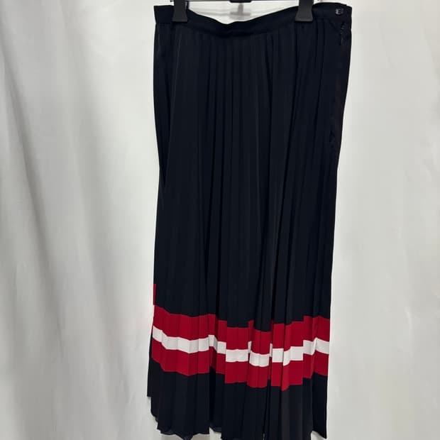 자라(ZARA)배색 플리츠 스커트 S