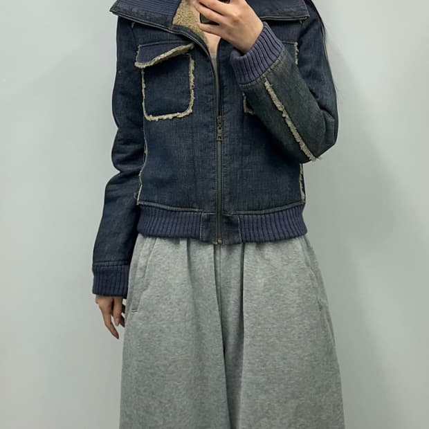 Vintage 빈티지 양털 데님 자켓