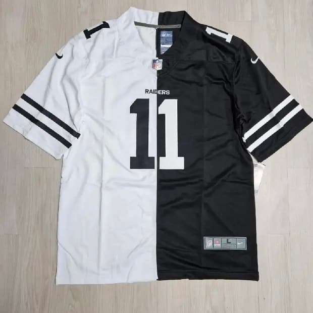 Nike NFL  Raiders 스플릿 져지 블록코어룩