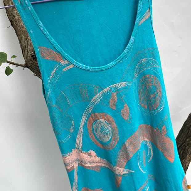 Vintage Teal Tank Top