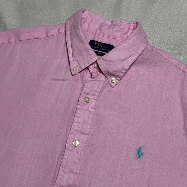 XL 폴로랄프로렌 클래식핏 핑크 반팔 셔츠