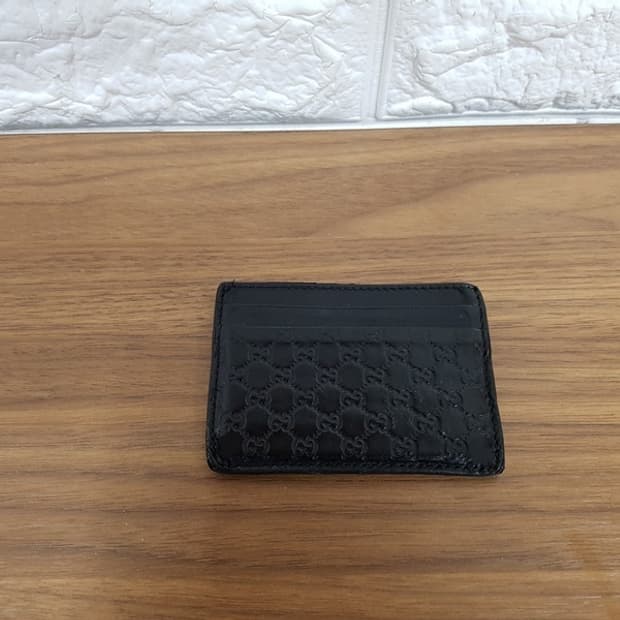 구찌 GG 로고 블랙 카드지갑(정품)