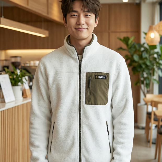 내셔널지오그래픽(National Geographic) 플리스 뽀글이 집업