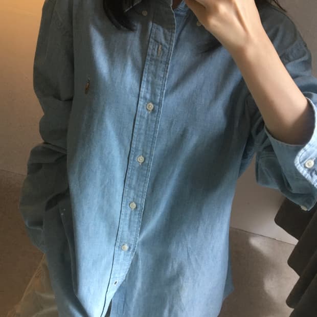 폴로 랄프로렌 커스텀핏 코튼셔츠