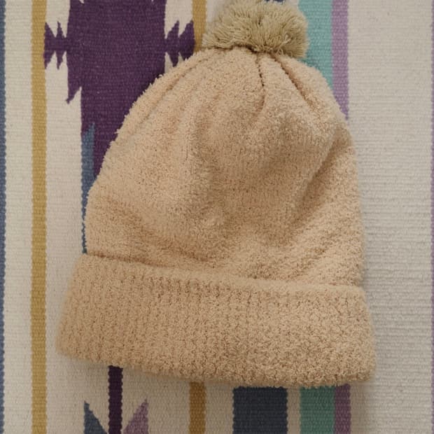 fleece pompom beanie
