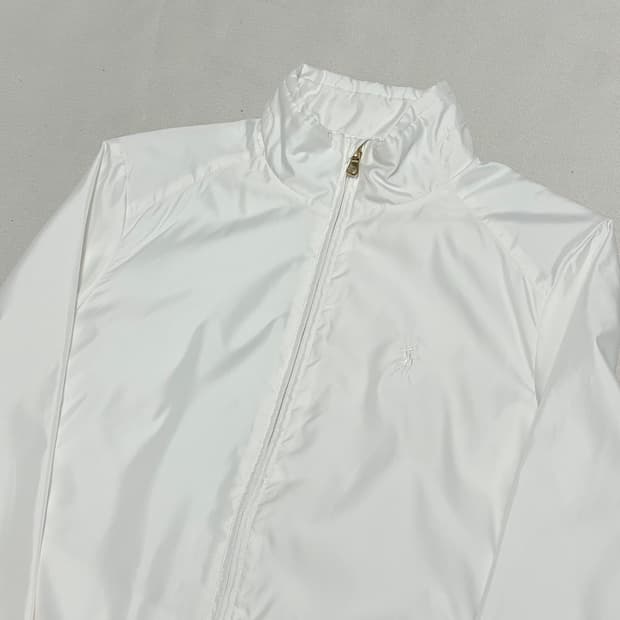 M 여성용 폴로랄프로렌 골프 화이트 바람막이
