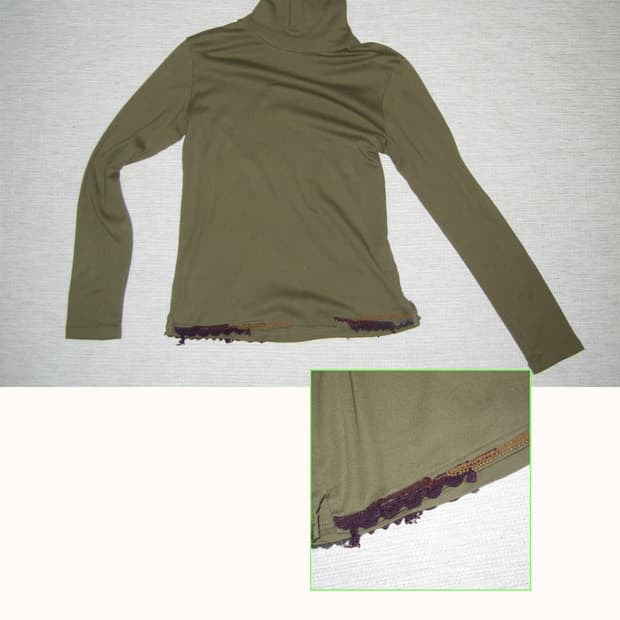 Sunao Kuwahara Turtle Neck Top