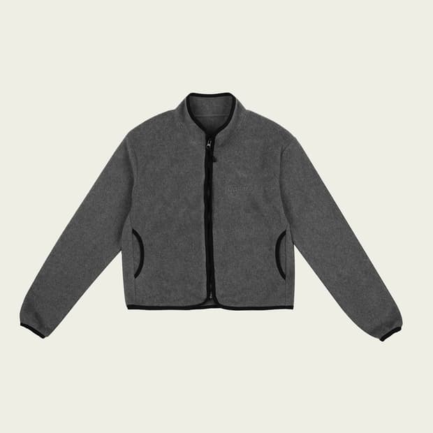 리본빛 Pai Fleece Zip-up 차콜