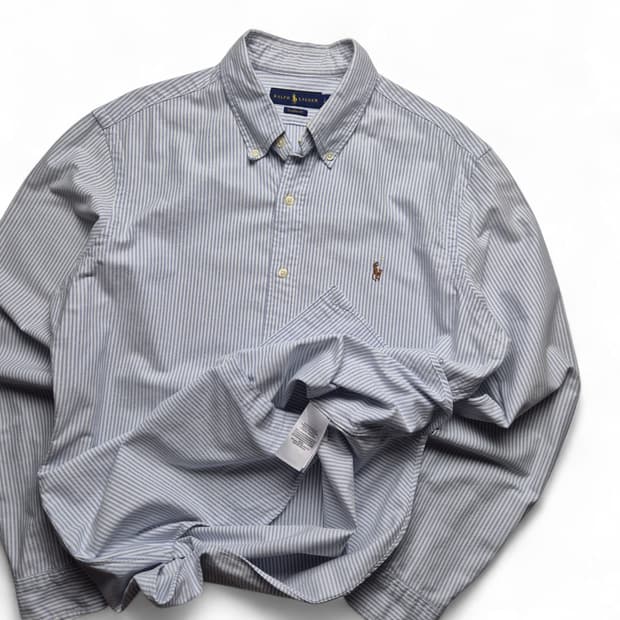 [L] 폴로 랄프로렌 옥스포드 스트라이프 셔츠