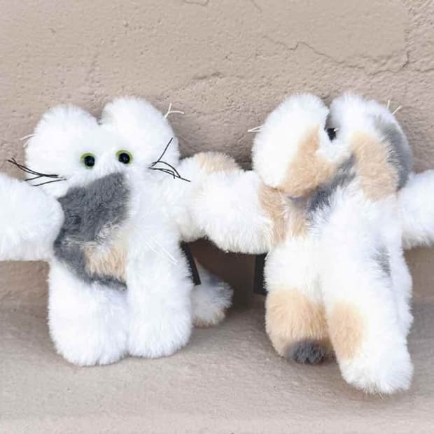 [고다신] 캣츠 키링 삼색이