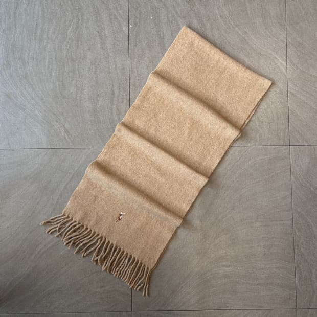 폴로 정품 이태리 생산 램스 울 머플러 목도리