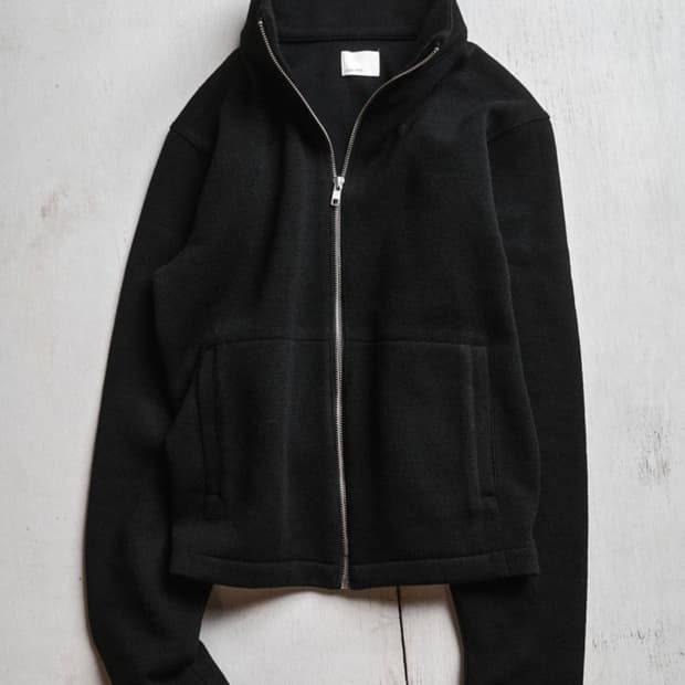 모노프리베 하이넥 집업 블랙 [2]